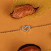Γυναικείο βραχιόλι από επιχρυσωμένο Ασήμι 925ο με ζιργκόνς- La Petite Story