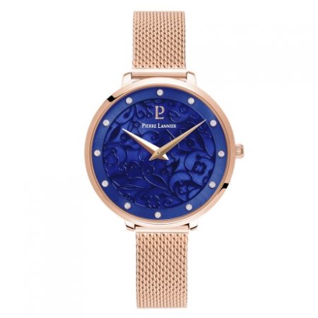 039L968 - Γυναικείο ρολόι PIERRE LANNIER Eolia Crystals Rose Gold Stainless Steel Bracelet