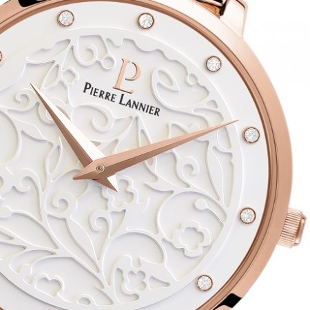 053J908 - Γυναικείο ρολόι PIERRE LANNIER Eolia Crystals rose gold Stainless Steel Bracelet - Image 3