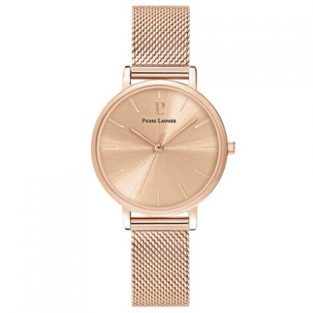 088F958 - Γυναικείο ρολόι PIERRE LANNIER Symphony Rose Gold Stainless Steel Bracelet