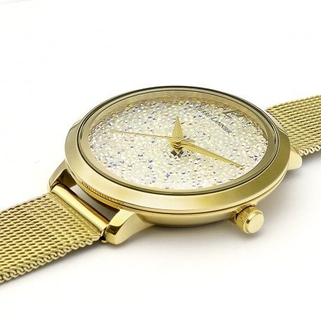 105j508 - Γυναικείο ρολόι PIERRE LANNIER Crystals Gold Stainless Steel Bracelet - Image 2