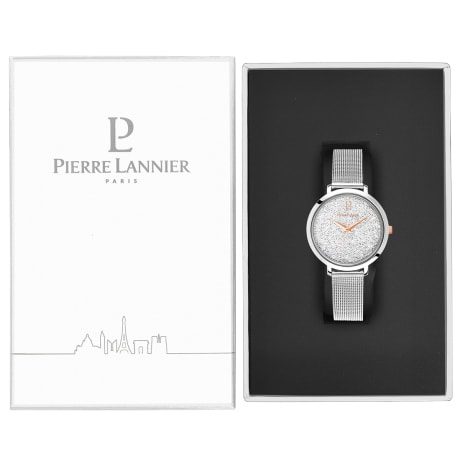 107j608 - Γυναικείο ρολόι PIERRE LANNIER Crystals Stainless Steel Bracelet - Image 4