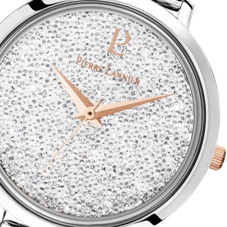 107j608 - Γυναικείο ρολόι PIERRE LANNIER Crystals Stainless Steel Bracelet - Image 3