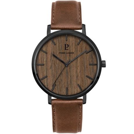 Ανδρικό ρολόι PIERRE LANNIER Nature Brown Leather Strap - 241D384