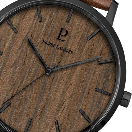 Ανδρικό ρολόι PIERRE LANNIER Nature Brown Leather Strap - 241D384 - Image 3