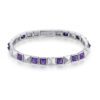 ROSATO Ασημένιο Βραχιόλι Cubica με Tanzanite Zirgons - RZCU74
