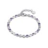 ROSATO Ασημένιο Βραχιόλι Cubica με Tanzanite Zirgons - RZCU77