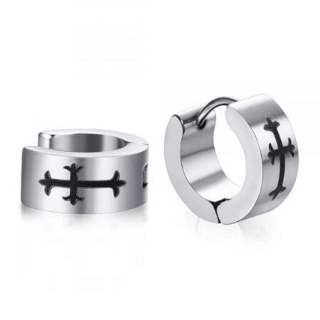 Σκουλαρίκια Unisex από ανοξείδωτο ατσάλι Snazzy - E011S