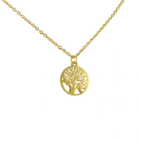 Μενταγιόν Tree of life από ανοξείδωτο ατσάλι - N528G