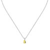 Κολιέ Tesori Yellow Drop small από Ασήμι 925ο με ζιργκόν σε σχήμα δάκρυ και κίτρινο-χρυσό χρώμα του οίκου Morellato.