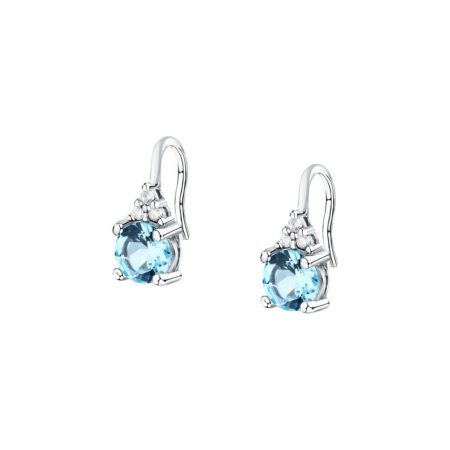 Σκουλαρίκια Sky Blue Drops Tesori από Ασήμι 925ο με ζιργκόν του οίκου Morellato.