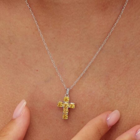 Charm Fancy Cross Yellow του οίκου BROSWAY