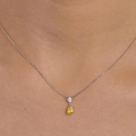 Κολιέ Fancy Yellow Drop - BROSWA
