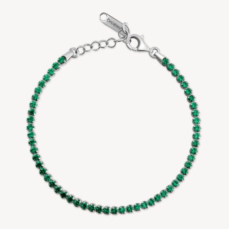 Βραχιόλι Tennis Fancy green του οίκου BROSWAY