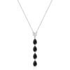 Κολιέ Fancy Black Pear της BROSWAY από ασήμι 925ο