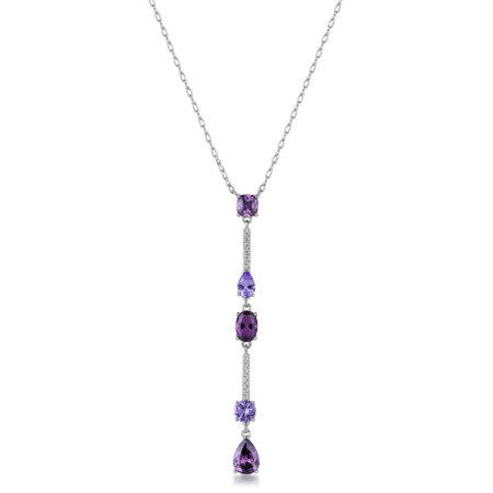 Κολιέ Fancy από Ασήμι 925ο - Magic Purple - BROSWAY - FMP131