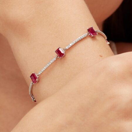 Βραχιόλι Fancy Passion Ruby του Οίκου BROSWAY από Ασήμι 925ο με Ζιργκόν