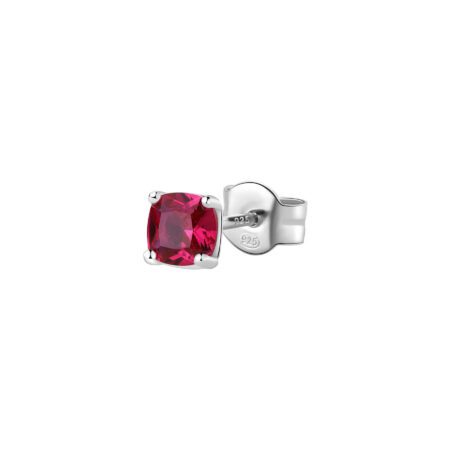 Σκουλαρίκι καρφωτό Fancy Ruby - BROSWAY από ασήμι 925ο