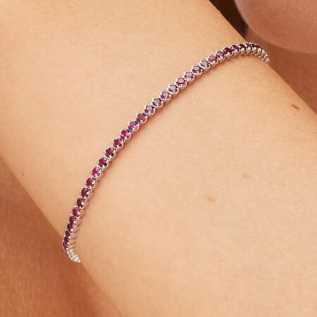 Βραχιόλι Tennis Fancy Ruby του Οίκου BROSWAY από Ασήμι 925ο με Ζιργκόν