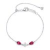 Βραχιόλι Fancy Passion Ruby του Οίκου BROSWAY από Ασήμι 925ο με Ζιργκόν