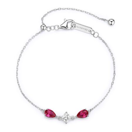 Βραχιόλι Fancy Passion Ruby του Οίκου BROSWAY από Ασήμι 925ο με Ζιργκόν