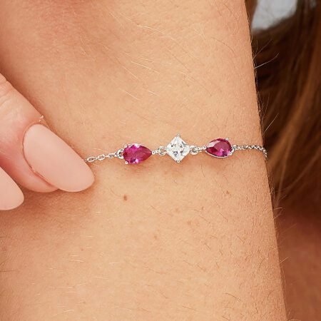 Βραχιόλι Fancy Passion Ruby του Οίκου BROSWAY από Ασήμι 925ο με Ζιργκόν