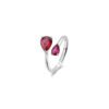 Δαχτυλίδι Fancy Passion Ruby του Οίκου BROSWAY από Ασήμι 925ο με Ζιργκόν