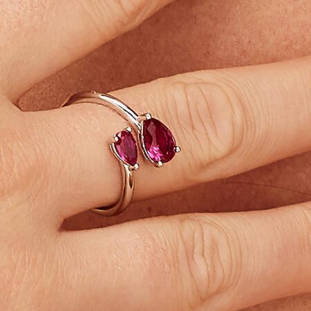 Δαχτυλίδι Fancy Passion Ruby του Οίκου BROSWAY από Ασήμι 925ο με Ζιργκόν