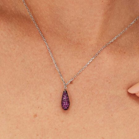 Κολιέ Fancy Passion Ruby του Οίκου BROSWAY από Ασήμι 925ο με Ζιργκόν