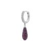 Σκουλαρίκι Fancy Ruby - BROSWAY από ασήμι 925ο
