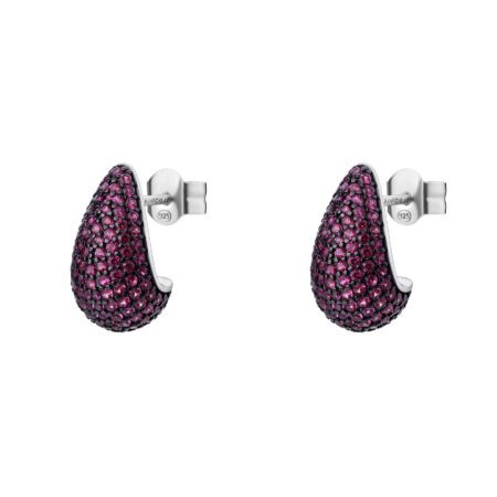 Σκουλαρίκια Fancy Ruby - BROSWAY από ασήμι 925ο