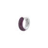 Σκουλαρίκι κρίκος 15mm Fancy Ruby - BROSWAY από ασήμι 925ο