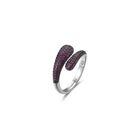 Δαχτυλίδι Fancy Passion Ruby του Οίκου BROSWAY από Ασήμι 925ο με Ζιργκόν