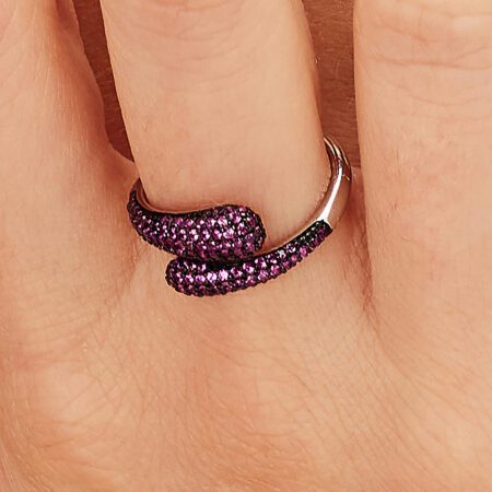 Δαχτυλίδι Fancy Passion Ruby του Οίκου BROSWAY από Ασήμι 925ο με Ζιργκόν