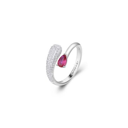 Δαχτυλίδι γυναικείο Fancy Passion Ruby του Οίκου BROSWAY από Ασήμι 925ο με Ζιργκόν
