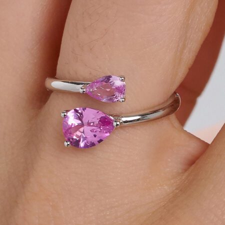 Δαχτυλίδι Fancy Pink του οίκου BROSWAY από ασήμι 925ο