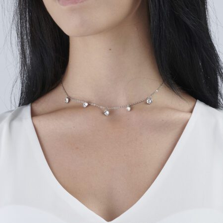 Κολιέ Five White Zirgons - Brosway - BYM07