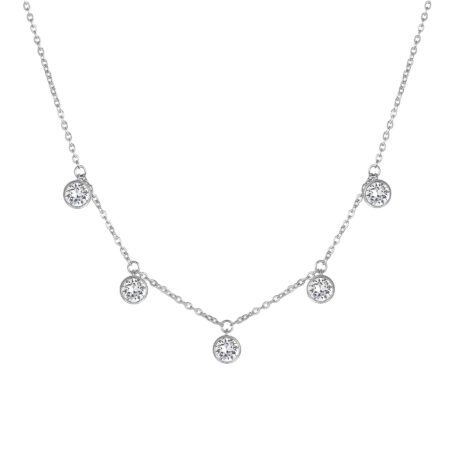 Κολιέ Five White Zirgons - Brosway - BYM07