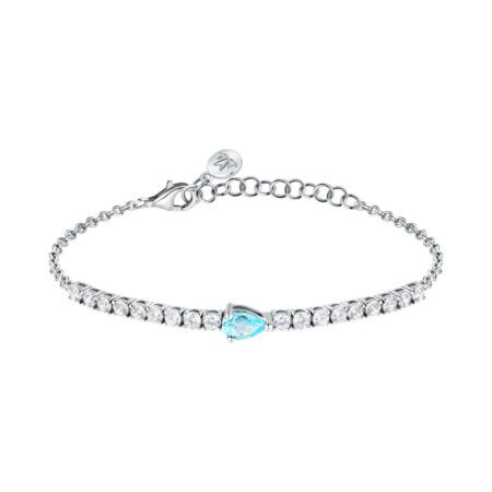 Βραχιόλι TENNIS Blue Drop - MORELLATO - SAIW200 - από ασήμι 925ο με ασημί ζιργκόν