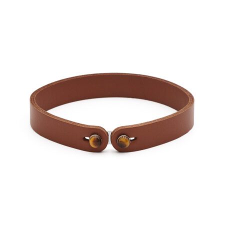 Brosway Unisex Δερμάτινο Βραχιόλι σε Καφέ Χρώμα - BIK153