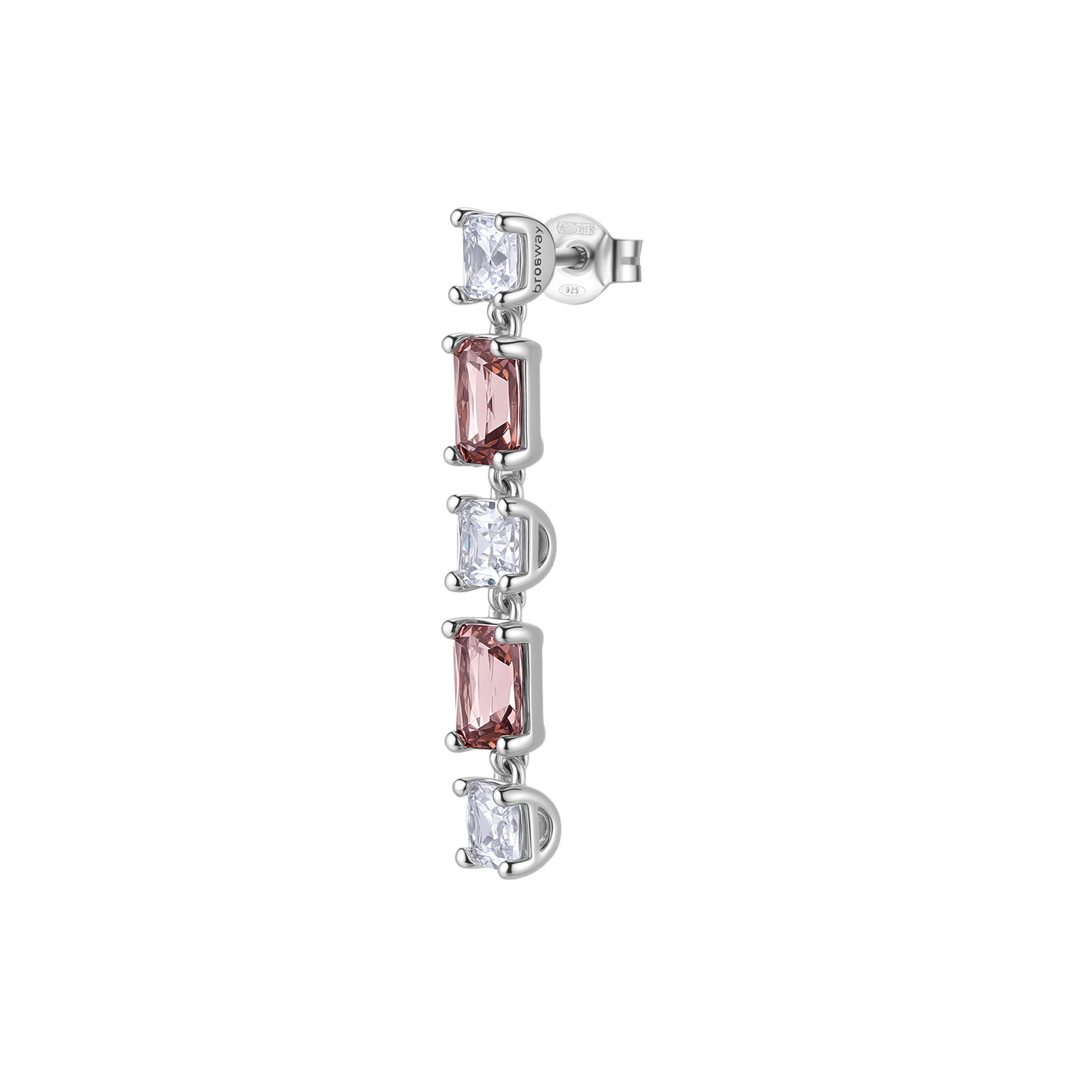 Σκουλαρίκι Μονό Κρεμαστό Fancy Tender Pink - BROSWAY - FTP17