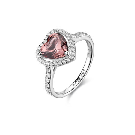 Δαχτυλίδι γυναικείο Καρδιά Fancy Tender Pink - BROSWAY - FTP25