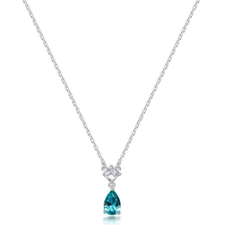 Κολιέ Fancy από Ασήμι 925ο - Aqua Green - Brosway - FAG03