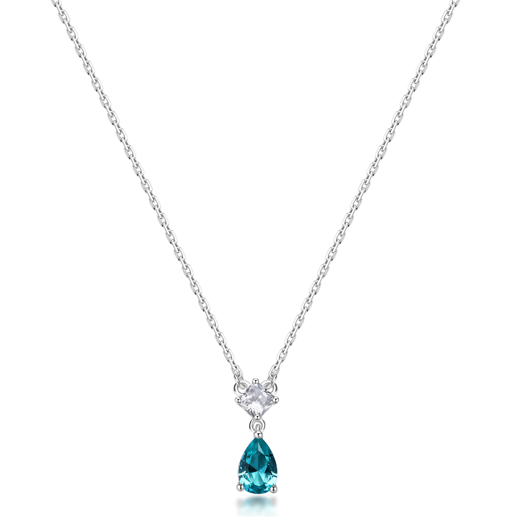 Κολιέ Fancy από Ασήμι 925ο - Aqua Green - Brosway - FAG03