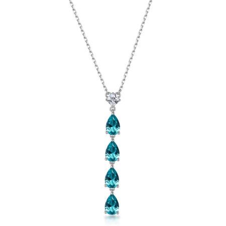 Κολιέ Fancy από Ασήμι 925ο - Aqua Green - Brosway - FAG04