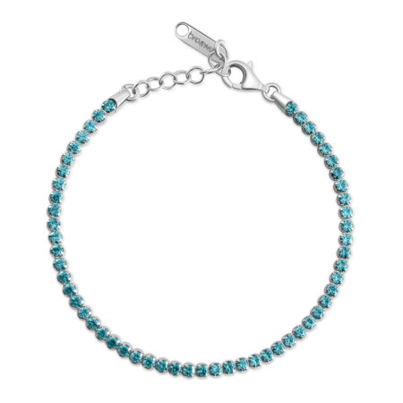 Βραχιόλι Tennis Fancy από Ασήμι 925ο - Aqua Green - Brosway - FAG07
