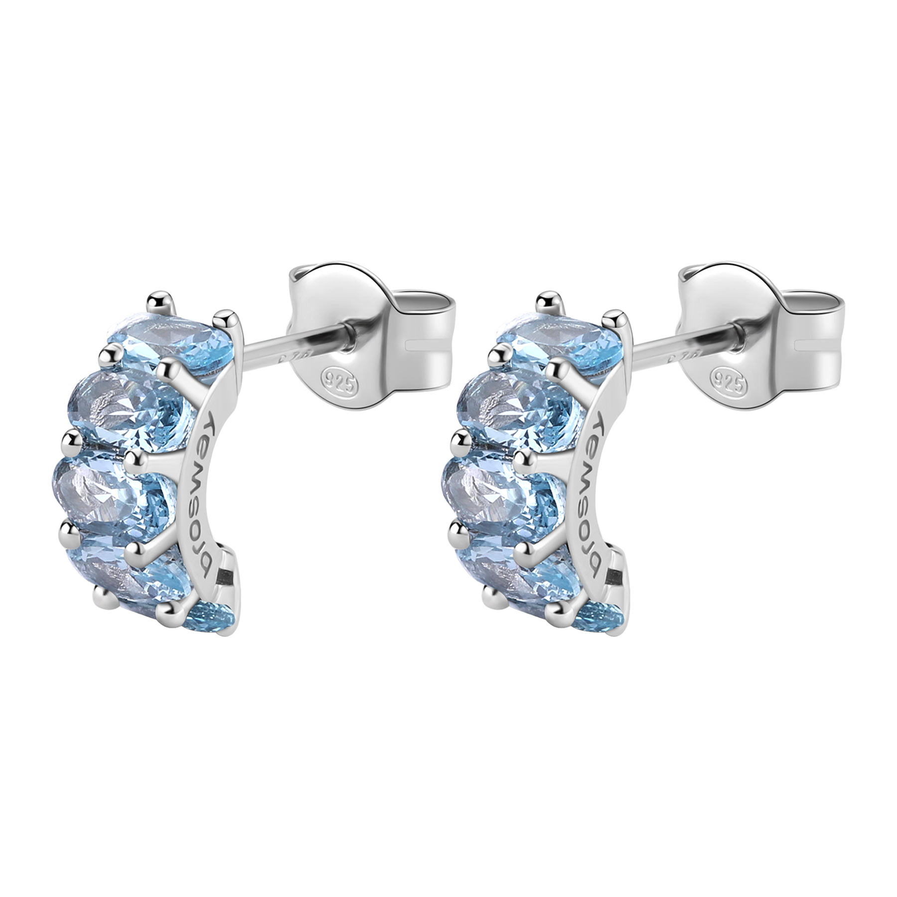 Μονό Σκουλαρίκι Fancy από ασήμι 925ο - Cloud Light Blue - Brosway - FCL09