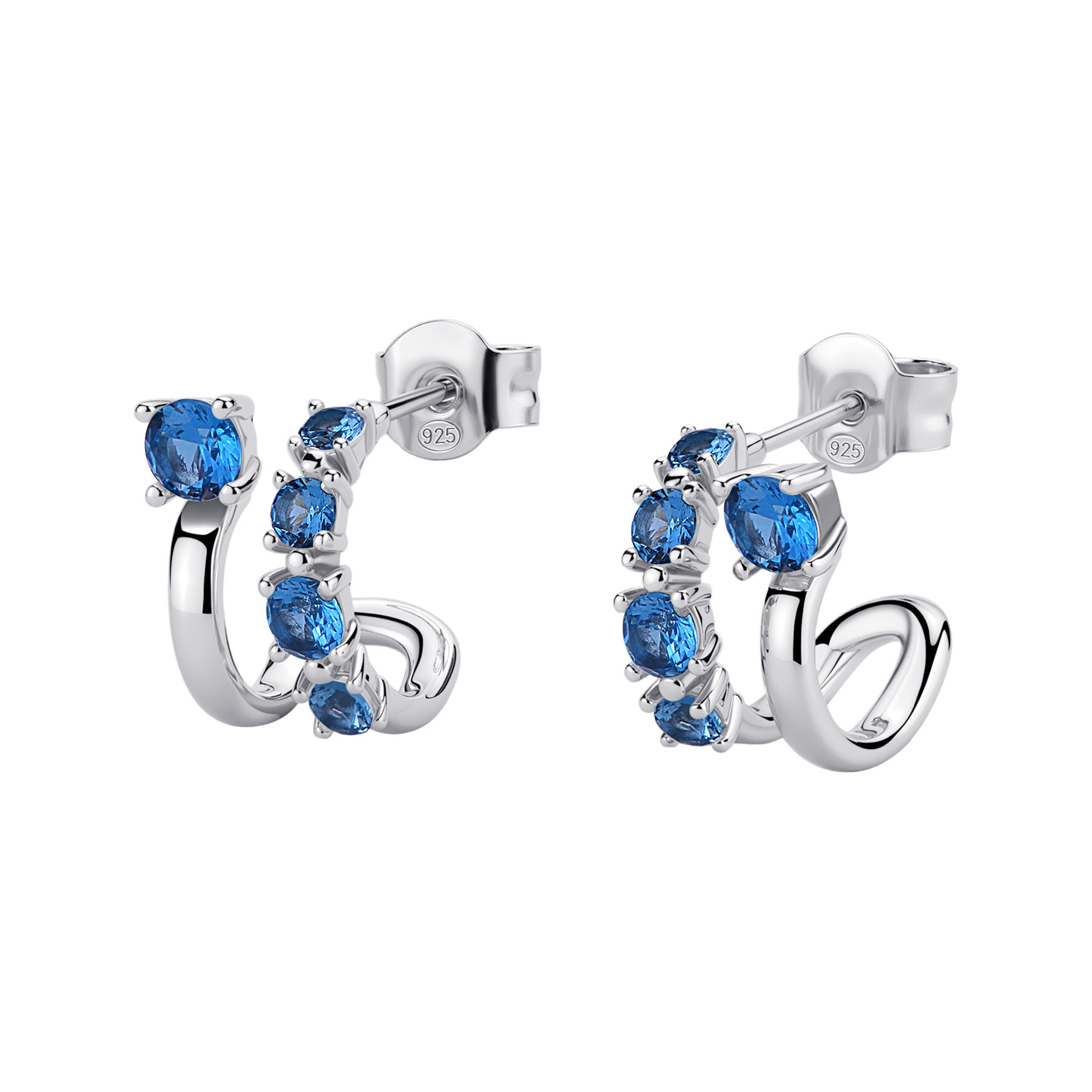 Σκουλαρίκια Fancy από Ασήμι 925ο - Freedom Blue - Brosway - FFB123