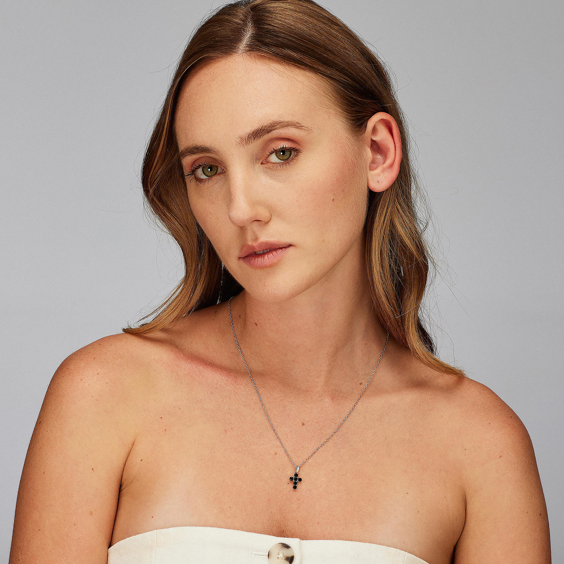 Charm Σταυρός Fancy από Ασήμι 925ο - Mistery Black - Brosway - FMB120
