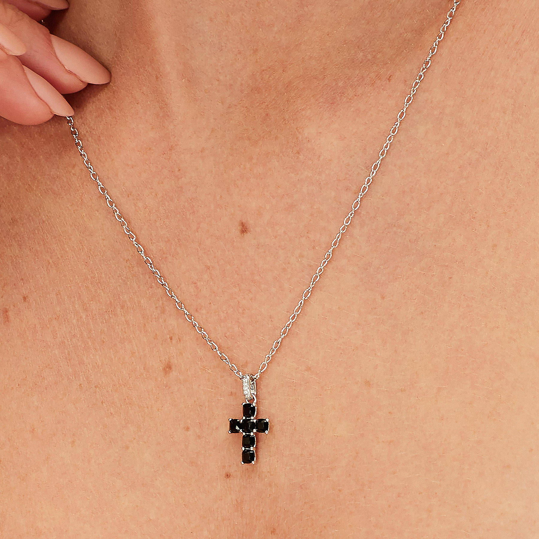 Charm Σταυρός Fancy από Ασήμι 925ο - Mistery Black - Brosway - FMB120